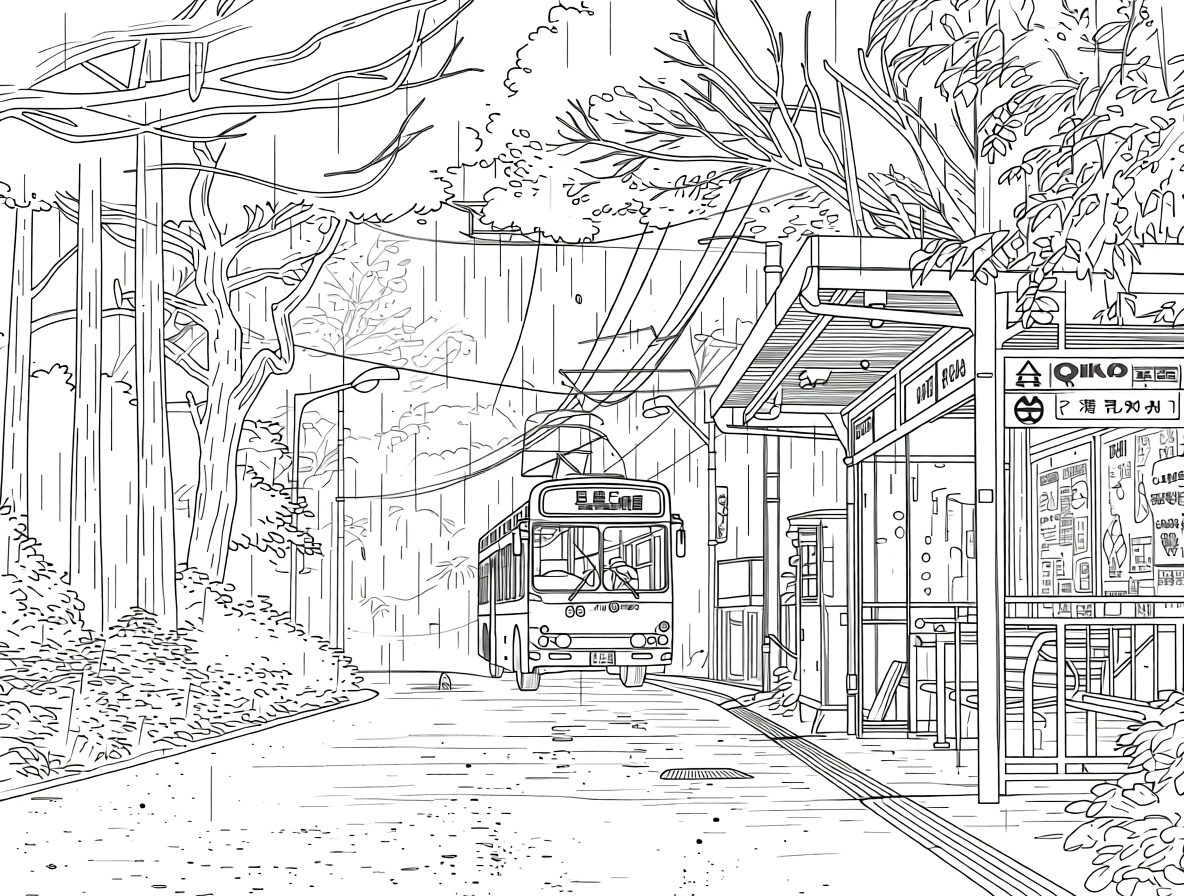 anime girl coloring pages - coloring page