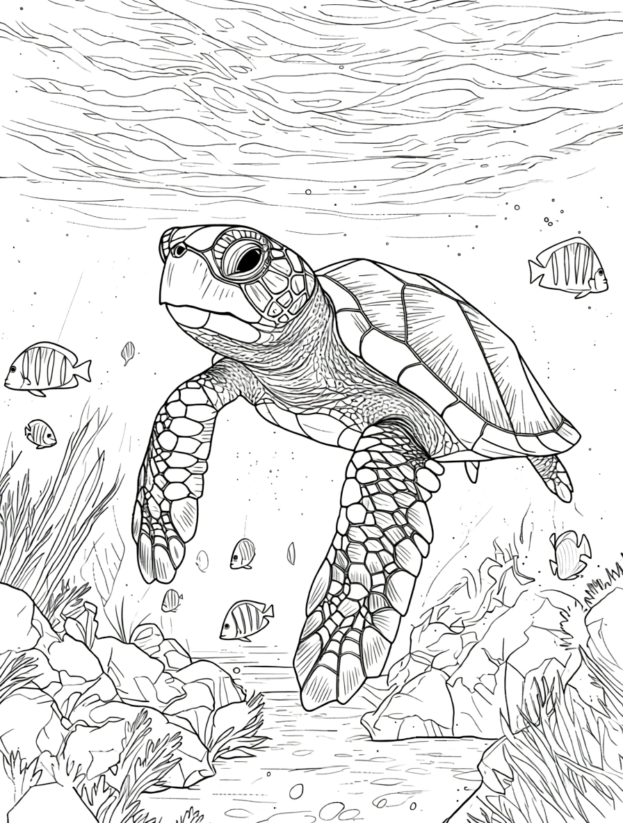 ninja turtle coloring pages - coloring books