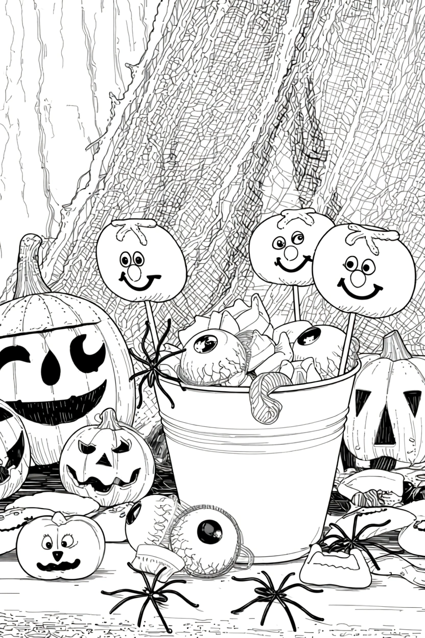 free printable coloring pages halloween - printable coloring pages