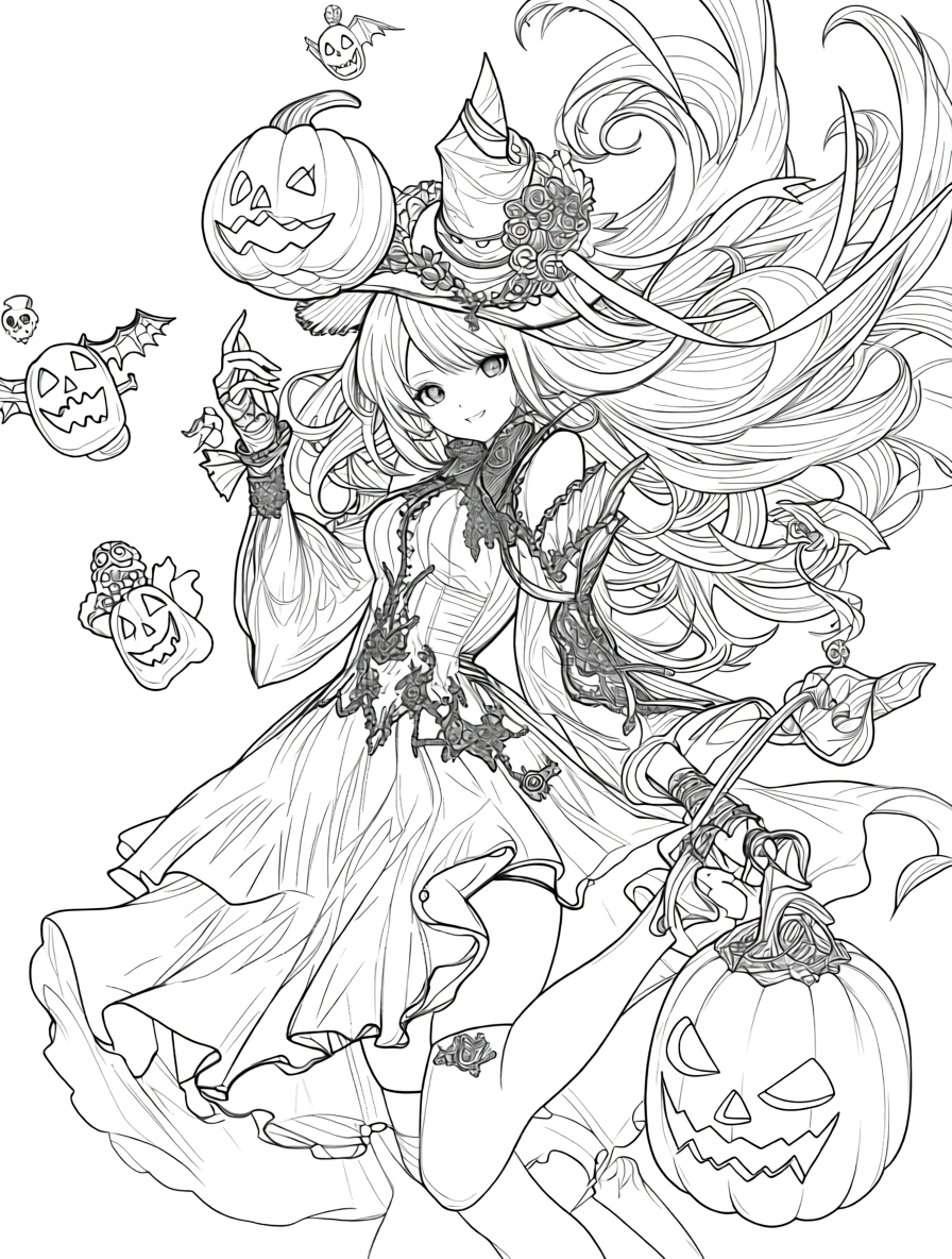 free printable coloring pages halloween - coloring pages for kids