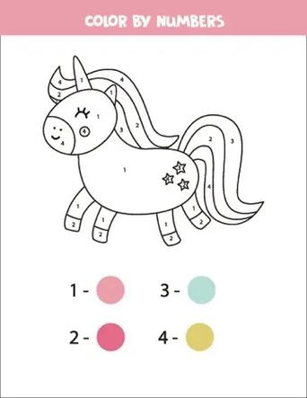 color by number online - printable coloring pages for kids