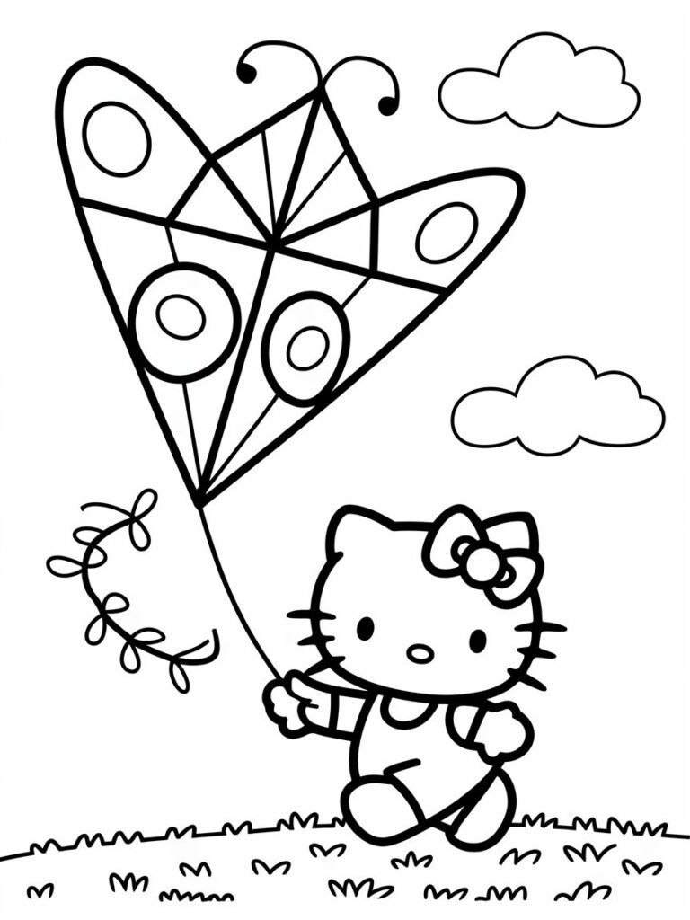 hello kitty coloring pages print - free coloring pages for kids