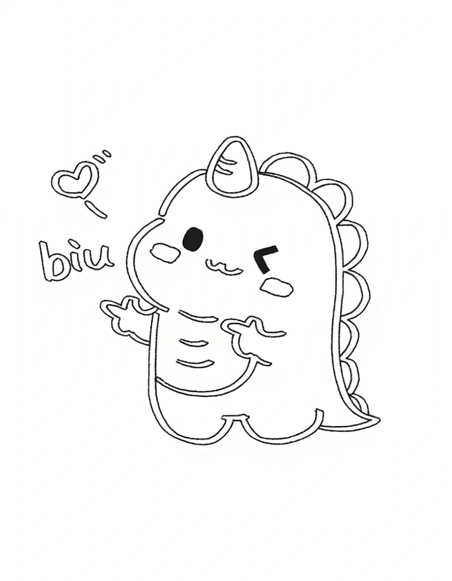 dinosaur coloring page - coloring page