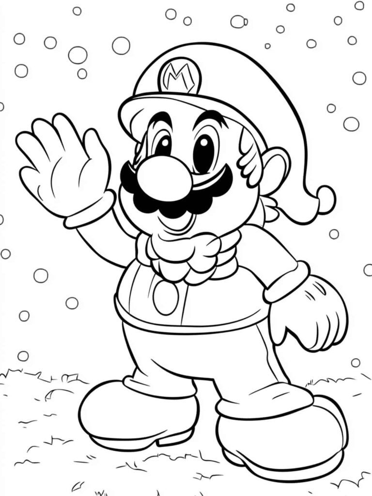 mario kart coloring pages - coloring pages for kids