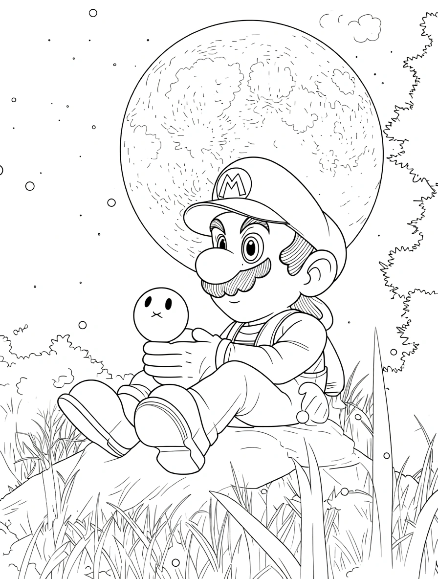 super mario coloring pages - printable coloring pages