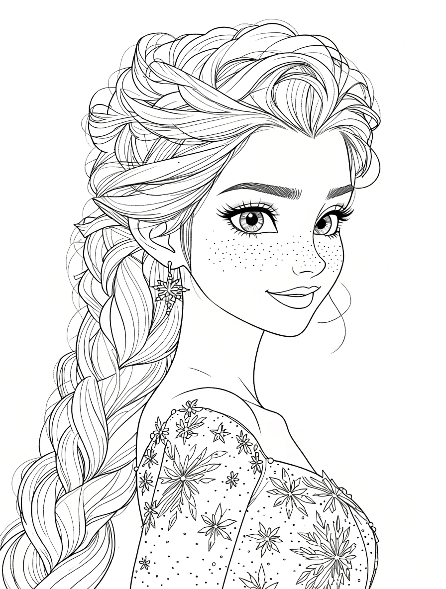 disney elsa coloring pages - coloring pages for kids